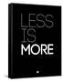 Less Is More Black-NaxArt-Framed Stretched Canvas