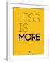 Less Is More Yellow-NaxArt-Framed Art Print