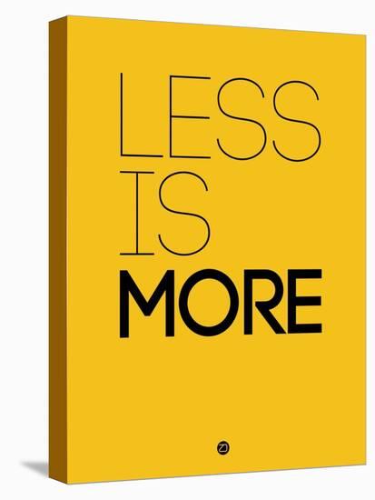 Less Is More Yellow-NaxArt-Stretched Canvas