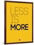 Less Is More Yellow-NaxArt-Framed Art Print