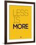 Less Is More Yellow-NaxArt-Framed Art Print