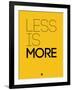 Less Is More Yellow-NaxArt-Framed Art Print