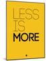 Less Is More Yellow-NaxArt-Mounted Art Print