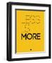 Less Is More Yellow-NaxArt-Framed Art Print