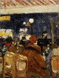 At the Cafe; Im Cafe-Lesser Ury-Giclee Print