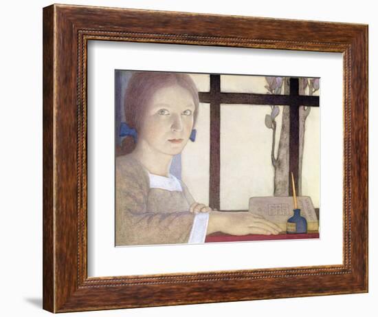 Lesson Time-Frederick Cayley Robinson-Framed Giclee Print