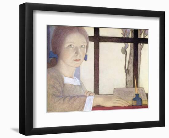 Lesson Time-Frederick Cayley Robinson-Framed Giclee Print