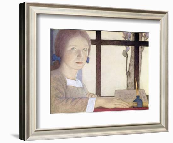 Lesson Time-Frederick Cayley Robinson-Framed Giclee Print