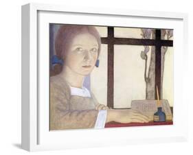 Lesson Time-Frederick Cayley Robinson-Framed Giclee Print