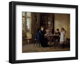 Lessons-Helen Allingham-Framed Giclee Print