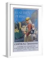 Lest They Perish Poster-null-Framed Giclee Print