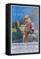 Lest They Perish Poster-null-Framed Stretched Canvas