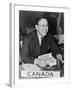 Lester Pearson, Canada's Delegate to the General Assembly of the United Nations, 1947-null-Framed Photo