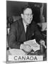 Lester Pearson, Canada's Delegate to the General Assembly of the United Nations, 1947-null-Mounted Photo