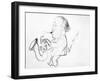 Lester Young (1909-1959)-Alfred Bendiner-Framed Giclee Print