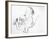 Lester Young (1909-1959)-Alfred Bendiner-Framed Giclee Print