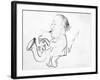 Lester Young (1909-1959)-Alfred Bendiner-Framed Giclee Print