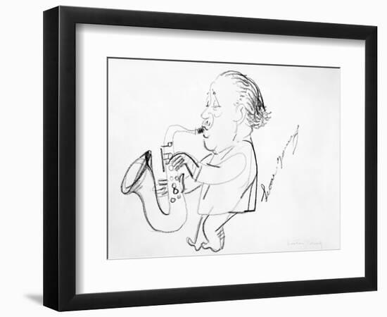 Lester Young (1909-1959)-Alfred Bendiner-Framed Giclee Print