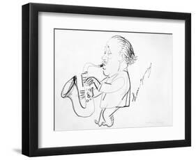 Lester Young (1909-1959)-Alfred Bendiner-Framed Giclee Print