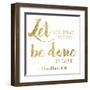 Let All-Taylor Greene-Framed Art Print