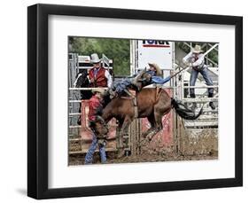 Let er Rip (color)-Barry Hart-Framed Art Print