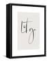 Let Go-Beth Cai-Framed Stretched Canvas