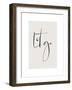 Let Go-Beth Cai-Framed Giclee Print