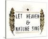 Let Heaven - Star-Kristine Hegre-Stretched Canvas