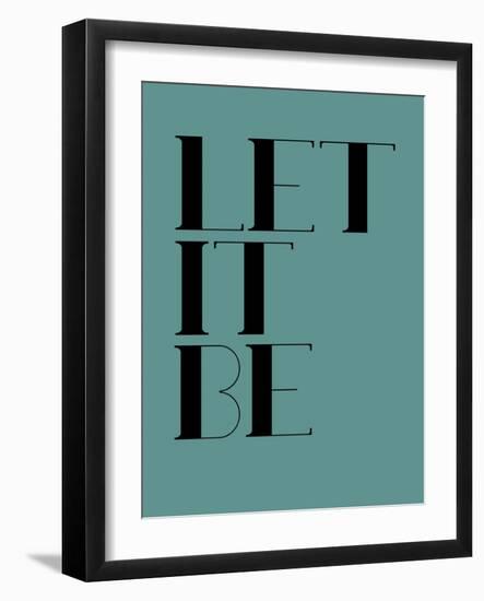 Let it Be Blue-NaxArt-Framed Art Print