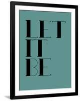 Let it Be Blue-NaxArt-Framed Art Print