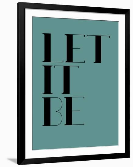 Let it Be Blue-NaxArt-Framed Art Print