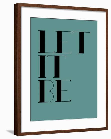 Let it Be Blue-NaxArt-Framed Art Print