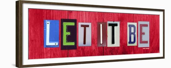 Let It Be-Design Turnpike-Framed Giclee Print