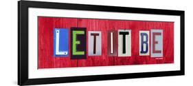 Let It Be-Design Turnpike-Framed Giclee Print