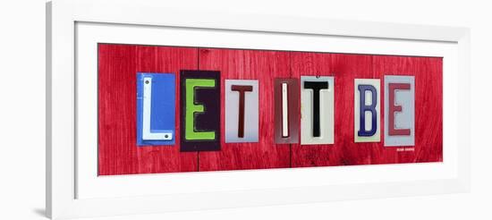 Let It Be-Design Turnpike-Framed Giclee Print