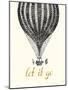 Let It Go Vintage Balloon-Bella Dos Santos-Mounted Art Print