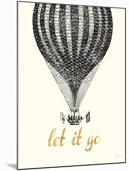 Let It Go Vintage Balloon-Bella Dos Santos-Mounted Art Print