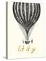 Let It Go Vintage Balloon-Bella Dos Santos-Stretched Canvas
