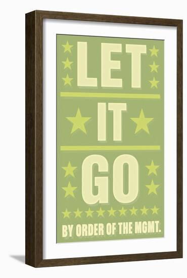 Let it Go-John Golden-Framed Art Print