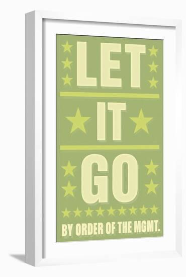 Let it Go-John Golden-Framed Art Print