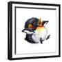 Let it Snow - Penguin-Peggy Harris-Framed Giclee Print