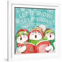 Let it Snow VIII Eyes Open-Mary Urban-Framed Art Print