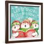 Let it Snow VIII Eyes Open-Mary Urban-Framed Art Print