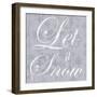 Let It Snow-Lauren Gibbons-Framed Premium Giclee Print