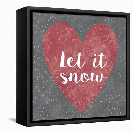 Let it Snow-Erin Clark-Framed Stretched Canvas