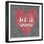 Let it Snow-Erin Clark-Framed Premium Giclee Print