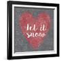 Let it Snow-Erin Clark-Framed Giclee Print