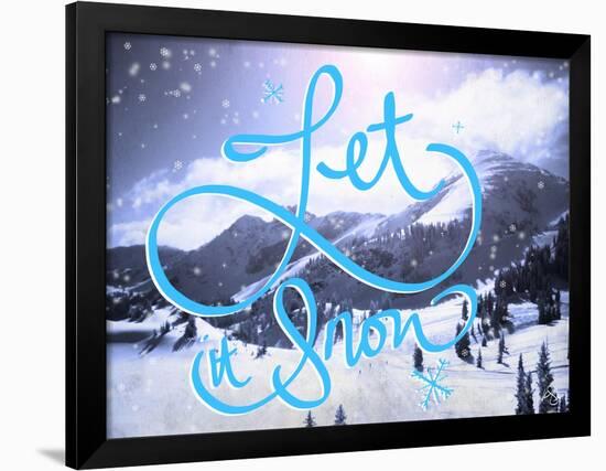 Let it Snow-Kimberly Glover-Framed Giclee Print