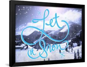 Let it Snow-Kimberly Glover-Framed Giclee Print