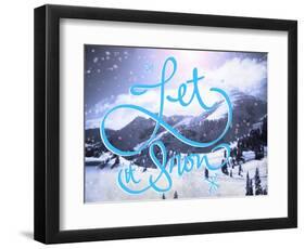 Let it Snow-Kimberly Glover-Framed Giclee Print